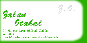 zalan otahal business card